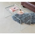 thumbnail image 1 of Table Basse Moderne en Acrylique Rectangulaire, 1 of 6