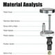 thumbnail image 2 of Matsuzay Bisagra Universal para asiento de inodoro, tornillo de montaje, accesorios de acero inoxidable, bisagras, pieza de repuesto, accesorio Type3 NO3, 2 of 6