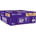 thumbnail image 4 of Cadbury Dairy Milk Chocolate Sharing Bars 21 x 110g – Pure Creamy Milk Chocolate Snack, Individually Wrapped, Vegetarian Friendly, 4 of 5
