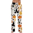 thumbnail image 2 of Satingcolo Mens Pajama Pants Halloween Soft Lightweight Men's Pajama Bottoms Sleep Lounge Pants For Men With Drawstring, 2 of 7