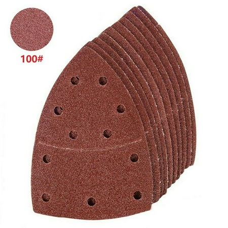 

10pcs Sanding Sheets 11 Holes For PSM 160A Detail Palm Sander Grit 40-2000