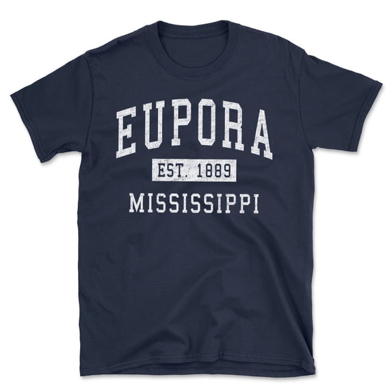 Eupora Mississippi Classic Established Men's Cotton T-Shirt