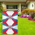 thumbnail image 2 of Russian Federation Ministry Defence Flag Garden Flag Vertical Double Sided Yard Outdoor Decoration 12.5 x 18 Inch Square, 2 of 7