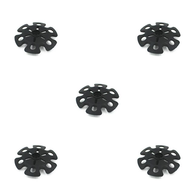Advancent Walking Pole Trekking Rod Mat Snowflake Buffer Adjustable Tip Shaped Lightweight Replacement Pads Protectors Flexible Rubber Type2
