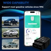 OBD2 Scanner Bluetooth, Car Code Readers & Scan Tools for iOS & Android, Wireless Auto Diagnostic Scan Tool to Check Engine & Fix All Cars & Vehicles, Bluetooth 5.4