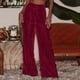 thumbnail image 3 of Pantalones de moda sexy con cremallera para mujer Pantalones casuales de cintura media con bolsillo Traje diario FLhrweasw Para estrenar, 3 of 7