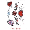 thumbnail image 4 of 8 Hojas Tatuajes Pegatinas Impermeable Temporal Divertido Tatuaje Cintura Tatuaje Cubierta Cicatriz Tatuaje Femenino Impermeable Mujer Vientre Tatuaje para Mujeres y Niñas, 4 of 5