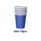 thumbnail image 4 of Inteprter 10 Uds vasos de papel vasos desechables papeles pintura zona de arte ambiental artesanía educación temprana pintura bebida fría Mostrada Azul, 4 of 6