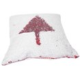 thumbnail image 3 of Pillow Case, Pillowcase, Delicate Exquisite Workmanship Pillow Cover Decor, Home Decor, Beautiful For Room Sofa Red + White, 3 of 8