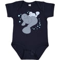 thumbnail image 3 of Inktastic Cute Manatees with Bubbles Boys or Girls Baby Bodysuit, 3 of 5