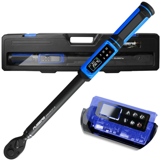 Llave dinamométrica PUIBERS 1/2" de mando 5-340 Nm digital ±1%