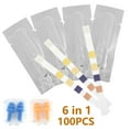 thumbnail image 2 of 6 In 1 Water Quality Testing Strips Accurate Quick Water Test Papers Portable Water Test Strips Detection of Hardness pH Chlorine Cyanuric Acid Drinking Water Hot Tubs Swimming Pools SPA, 2 of 9