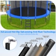 thumbnail image 2 of Cochan Trampoline 16 ft, Outdoor Heavy Duty Galvanized Trampoline with Enclosure and Basketball Hoop for Kids and Adults, 1600LBS Weight Capacity, 2 of 7