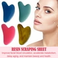 thumbnail image 4 of Natural Resin Massage Face Tool Gua Sha Board Body Massager UK G3R1, 4 of 8