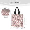 thumbnail image 2 of Single Shoulder Bag Convenience Bag 19.6×15.7×5.9in Light And Weight-Free Main Pocket Large Portable And Single Shoulder Back Leopard Skin Print Style Pink_4, 2 of 7