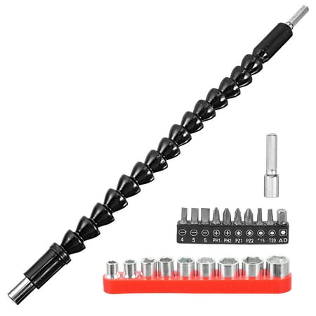 

1 Set Practical Flexible Drill Bit Extension Set Screwdriver Extension Bits Kit