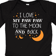 thumbnail image 4 of Inktastic I Love My Paw Paw To The Moon and Back Boys or Girls Long Sleeve Baby Bodysuit, 4 of 5