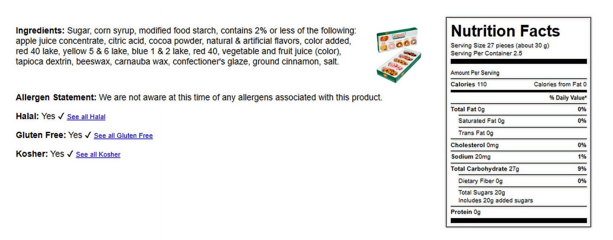 Krispy Kreme Jelly Beans Gift Box