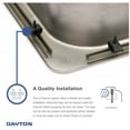thumbnail image 6 of Dayton Stainless Steel 25" x 22" x 5-3/8", Single Bowl Top Mount Sink, 6 of 7