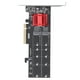 thumbnail image 5 of Tarjeta De Expansión De Disco Duro, Amplia Compatibilidad De Instalación Fácil Uso Convertidor PCI E Ajustable Seguro Suministros De Computadora Para Uso Diario, 5 of 7