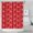 Red Christmas Reindeer-2, variant on Red Christmas Santa Pattern Shower Curtain 36"x72" ,Bathroom Decorative Shower Curtains Set with 12 Hooks,Modern Waterproof Washable Shower Curtain