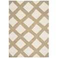 thumbnail image 2 of Safavieh Dhurries Erle Geometric Wool Area Rug, Ivory/Gold, 4' x 6', 2 of 7