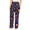 thumbnail image 3 of Pajama Pants Women, Lavender Flowers Watering Can Sweatpants Soft Sleep Lounge Pants, Casual PJ Bottoms Pants with Pockets, 3 of 5