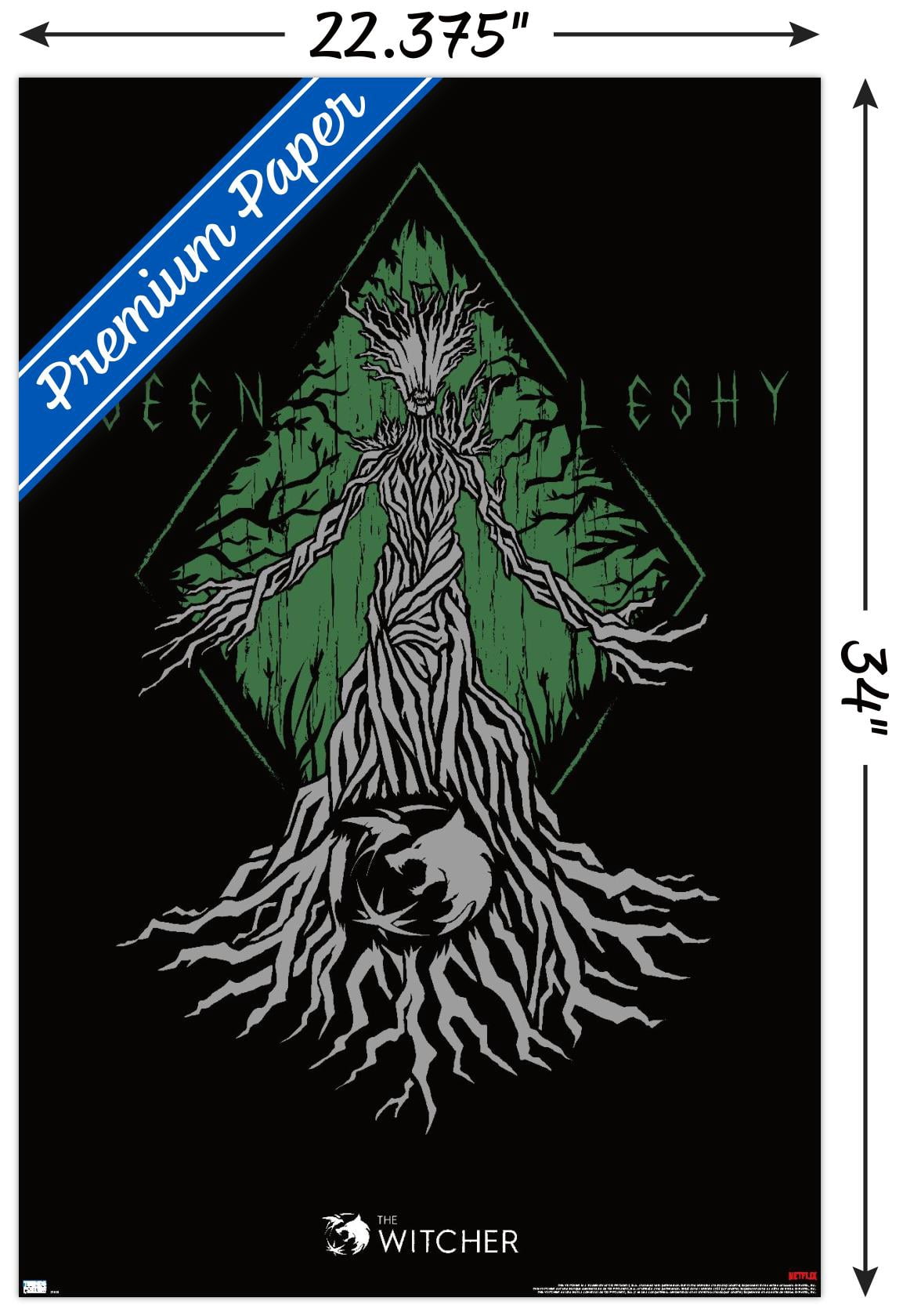 Netflix The Witcher Season 2 - Queen Leshy Green Wall Poster, 22.375" x 34"