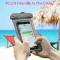 thumbnail image 4 of Waterproof Floating Pouch Dry Bag Case Cover Touchscreen,Underwater Dry Bag for iPhone 11/11 Pro Max/Xs Max/XR/X/8/8P Galaxy up to 6.8", Phone Pouch for Beach Kayaking Travel or Bath, 4 of 8