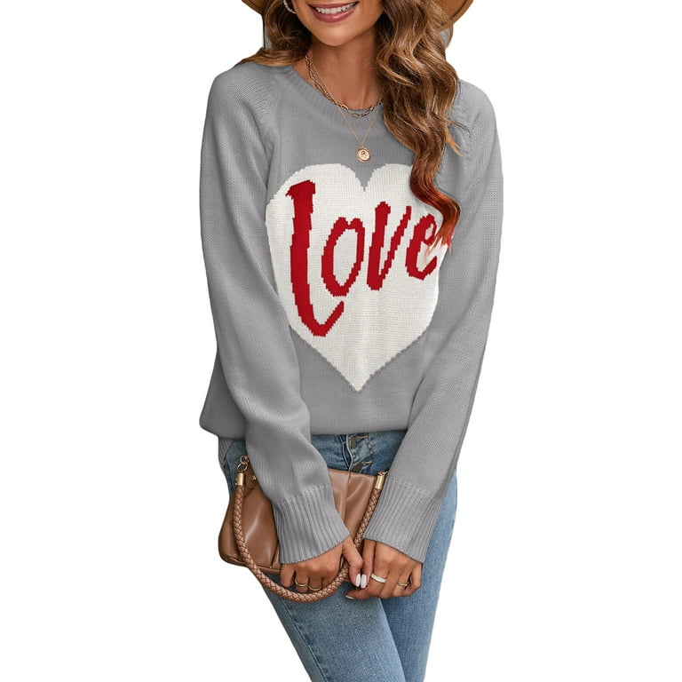 Walmart heart cheap sweater