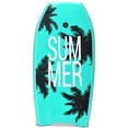 thumbnail image 4 of Demifill Boards for Beach, 41 Inch Lightweight Super Surfing Bodyboard, Crescent Tail, Dual Channel & Wrist Leash, Lightweight Bodyboard for Kids, Youth, Adults, Green, 4 of 9