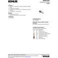 thumbnail image 4 of Kohler K-975-BV Puriste & Immobilité Réglable Support Mural & 44; Vibrant Bronzé Brossé, 4 of 4