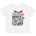 thumbnail image 3 of Inktastic Hunting Season Bows Racks & Deer Tracks Girls Toddler T-Shirt, 3 of 5