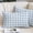 LightBLue, variant on Light Blue Plaid Pillow Covers, Linen Long Throw Pillow Case, Modern Minimalist Country Holiday Pillow Protector Decorative Cushion Cover for Living Room/Bedroom 12" x 20"