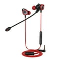 thumbnail image 3 of Gaming Earphone, 4.6ft Length Wired Gaming Earbuds Headset Dual Microphone Dual Vibration Units Comfortable Volume Control With Detachable Boom Mic For PC, 3 of 8