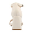 thumbnail image 4 of Journee Women's Valenncia SuperNatural Shades Open Square Toe Ankle Strap Sandals, 4 of 10