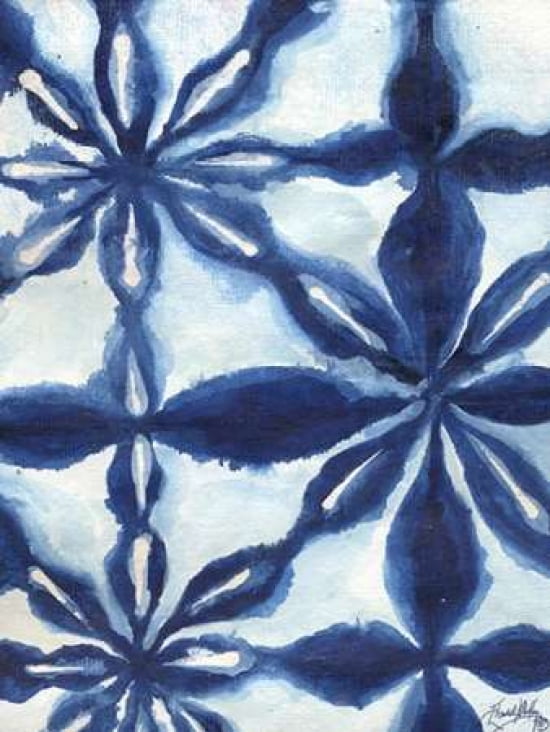Shibori I Canvas Art - Elizabeth Medley ()