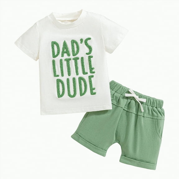 Baby Boy Outfit Toddler Boys Shorts CLothes Set Child Kids Summer Cotton Round Neck Printed Short Sleeve Basketball 0 3 6 12 18 24 Months Boys' Clothing Sets T-shirt Shorts 2-Piece