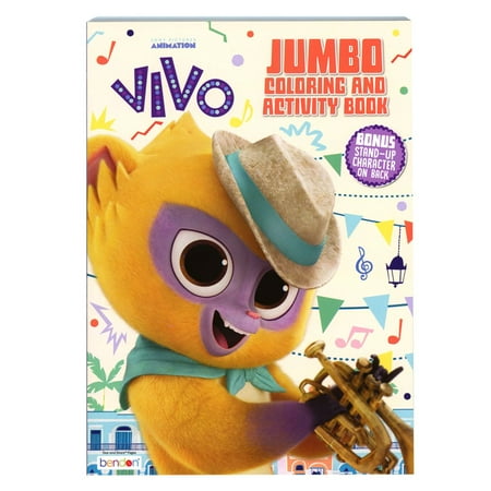Vivo Value Jumbo Color & Activity 80pg Book & 12ct Colored Pencil- Assorted