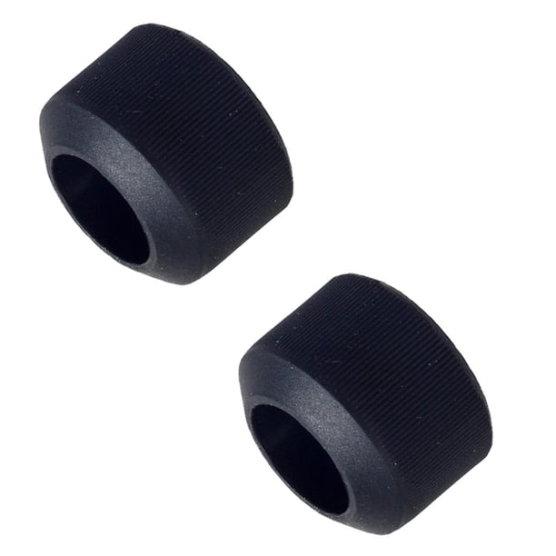 Cubierta de agarre de Manillar de silicona creativa de 2 piezas DYNWAVEMX Manillar para bicicleta Negro