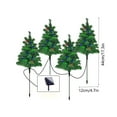thumbnail image 4 of Cheapark Upgraded 4-Pack 120 LED Solar Christmas Garden Stake Lights - Waterproof, Energy-Saving Design for Yard Lawns, Outdoor Xmas Tree Ambience Lighting, 4 of 4