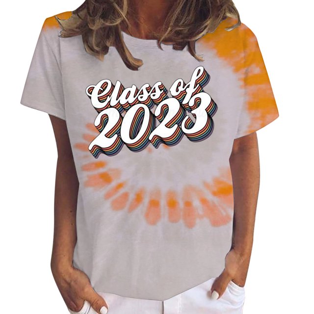 Fiudx Liquidación de Ofertas Flash Blusas y Blusas de Cuello Redondo de Manga Corta Informales a La Moda para Mujer