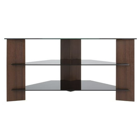 AVF Varano TV Stand with Black Glass Shelves for TVs up to 42" in Multiple Colors