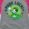 thumbnail image 3 of Disney - Pure Luck - Toddler And Youth Girls Raglan Graphic T-Shirt, 3 of 4