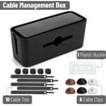 thumbnail image 2 of Cable Management Box, Large, Cable Organizer Box, Cord Organizer Box, Cable Box Organizer, Cord Management Box, 2 of 8