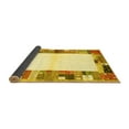 thumbnail image 2 of Ahgly Company Indoor Square Solid Yellow Modern Area Rugs, 7' Square, 2 of 4