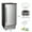 Silver, variant on WAA Commercial Built-in Ice Maker Machine - 80Lbs/Day, Reversible Door & Self-Cleaning Undercounter Ice Cube Maker (Black)