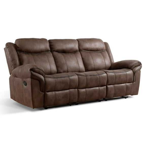 Furniture of America Misander Manual Recline Sofa