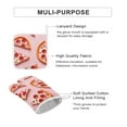 thumbnail image 3 of Fun Pizza Heat Resistant Microwave Oven Gloves Set for BBQ Baking Grilling,Baking Gifts Cooks for Women,Housewarming Gifts for New Home, 3 of 6