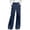 Navy, variant on Fashion Comfortable Casual Versatile Pocket Straight Leg Trousers For Women Jeans
